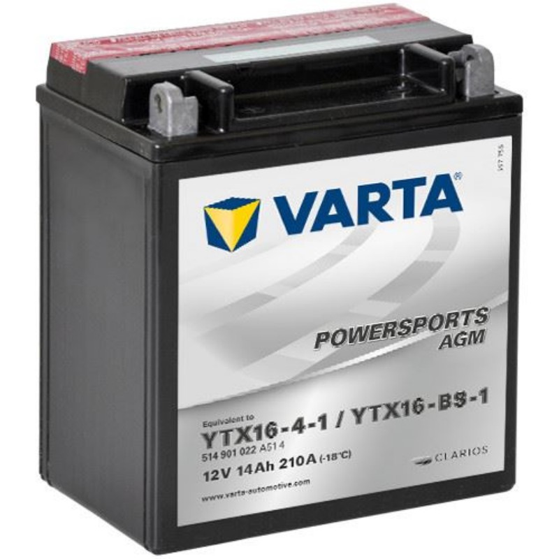 Imagen de VARTA Powersports AGM YTX16-BS-1