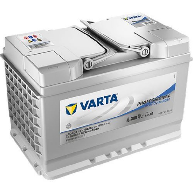 Imagen de BATERIA VARTA LAD60B PROFESSIONAL AGM DEEP CYCLE