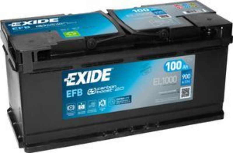 Imagen de Batería EXIDE EL1000 (equivale a TUDOR TL1000) Start-Stop EFB