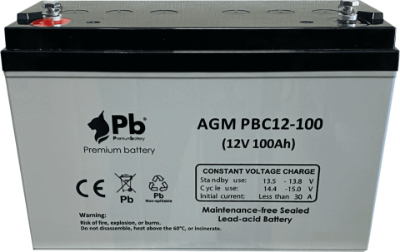 Imagen de Batería Premium Battery PBC12-100 AGM Ciclica