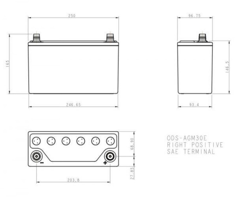 Imagen de Batería ODYSSEY PC950 Motorsports  