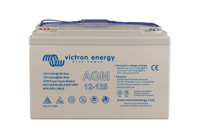 Imagen de Batería VICTRON 12V/125Ah AGM Super ciclica