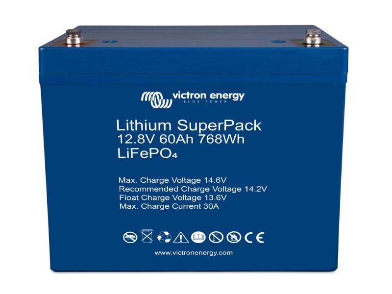 Imagen de Batería VICTRON 12,8V/60Ah Litio SuperPack Ciclica 