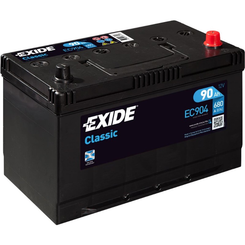 Imagen de Batería EXIDE EC904 (equivale a TUDOR TC904) Classic