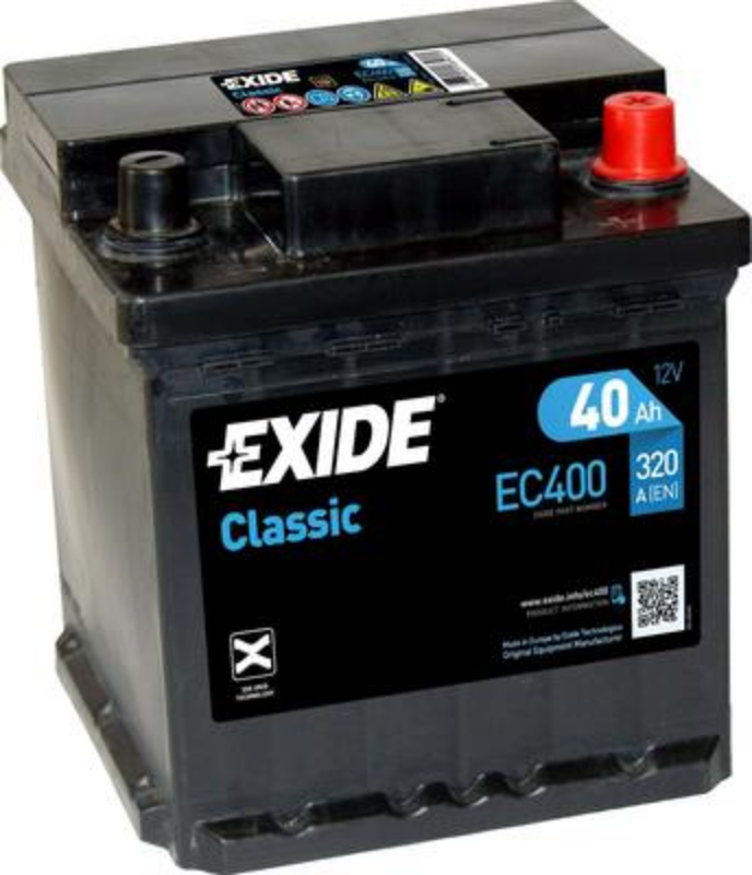 Imagen de Batería EXIDE EC400 (equivale a TUDOR TC400) Classic