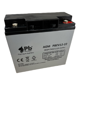 Imagen de Batería Premium Battery PBEV12-22 AGM Ciclica