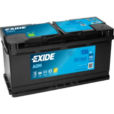 Imagen de Batería EXIDE EK1060 Start-Stop AGM (equivale a TUDOR TK1060)