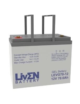 Imagen de Batería LIVEN LEVG70-12 GEL Ciclo Profundo