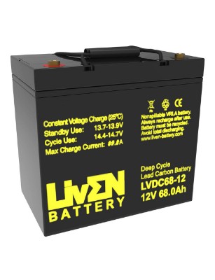 Imagen de Bateria LIVEN LVDC68-12  Lead Carbon Ciclo Profundo