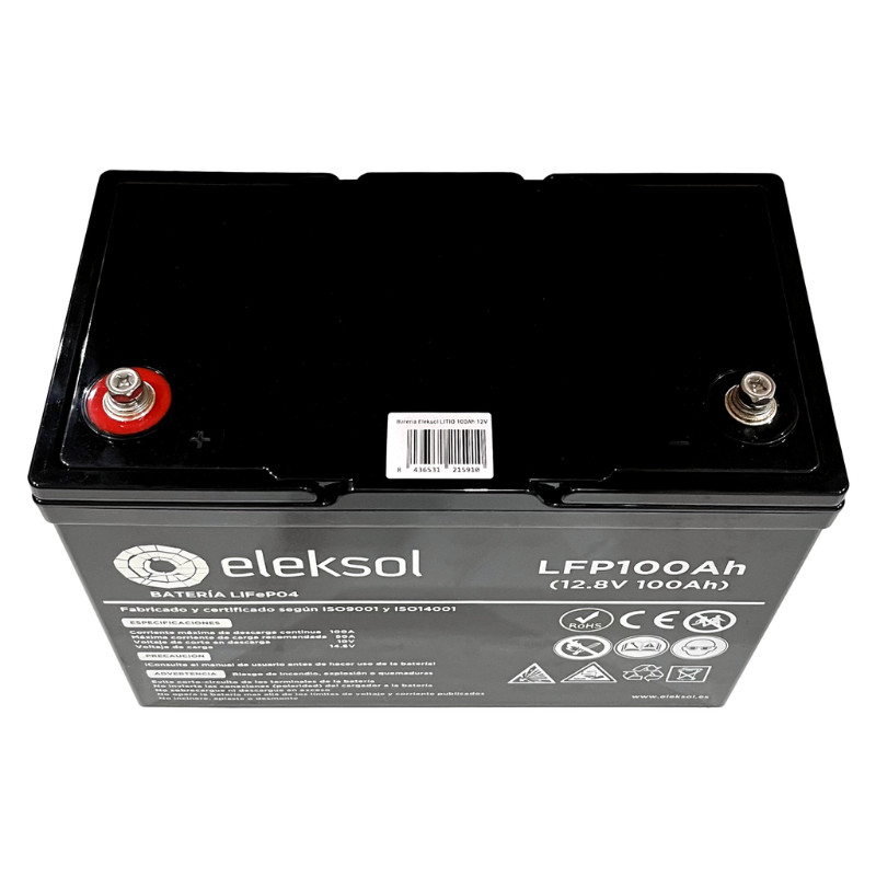 Imagen de Batería ELEKSOL LFP100 12,8V